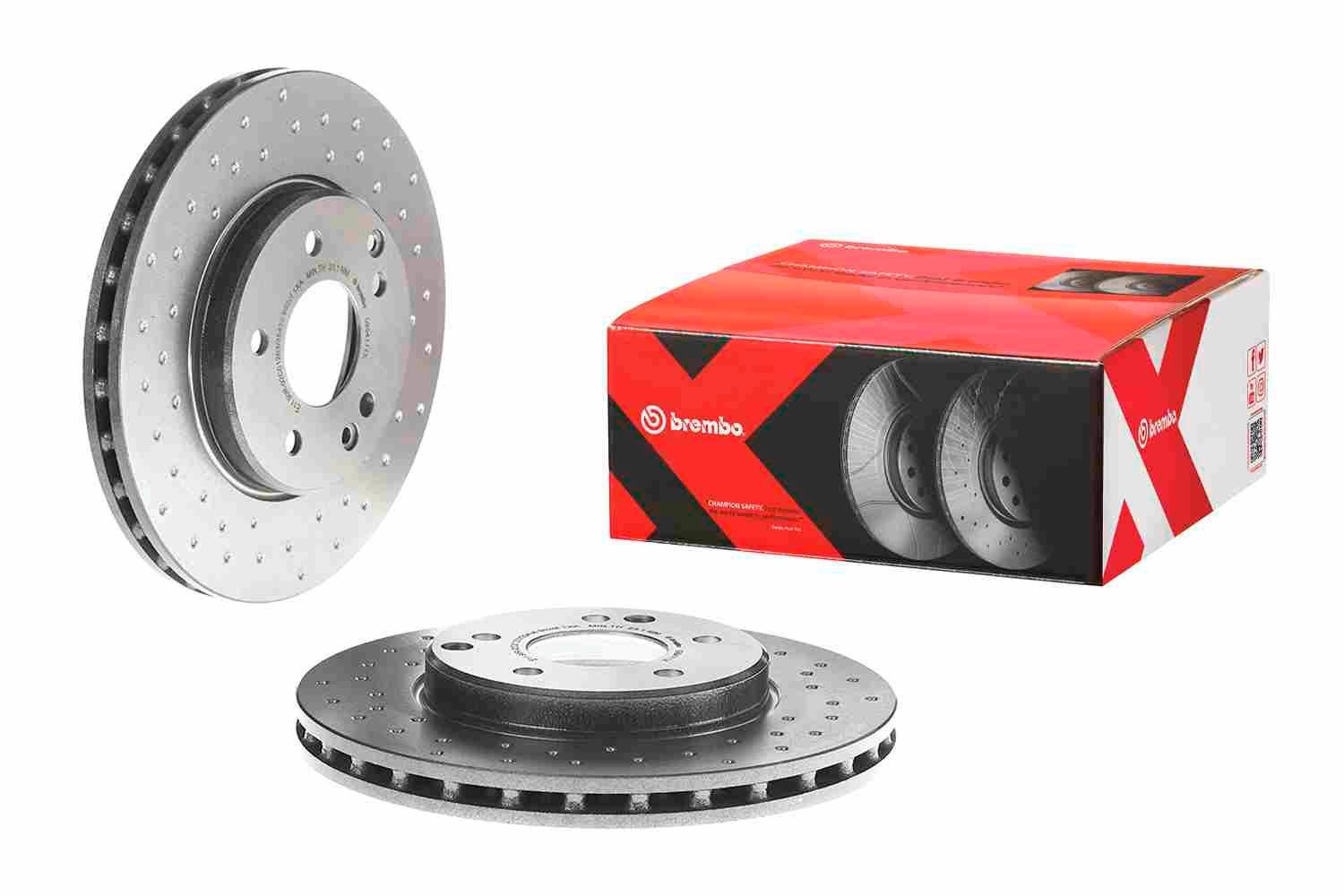 Передние тормозные диски 0984111X Brembo