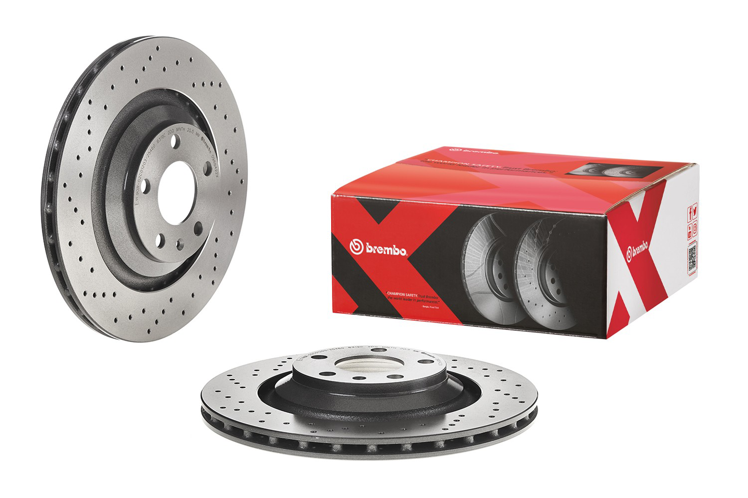 Тормозные диски 0988422X Brembo