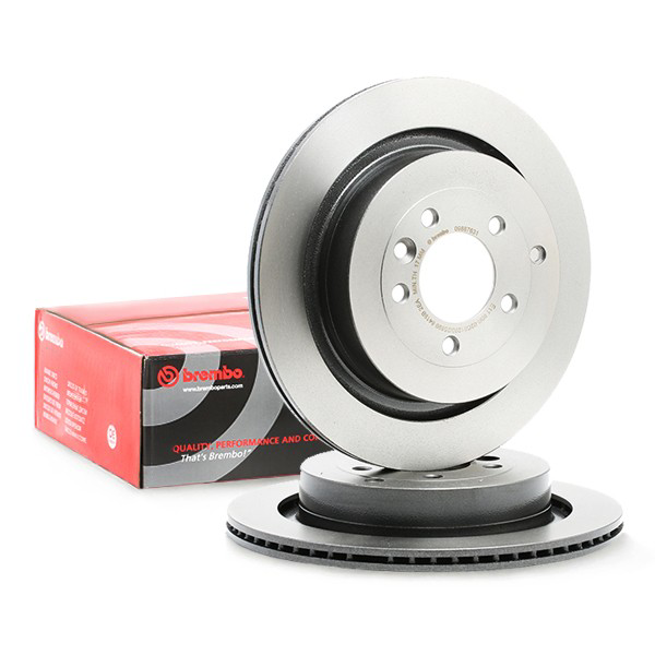 Купить 09887631 Brembo Диск тормозной задний