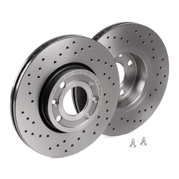 0990781X Brembo Диск тормозной передний
