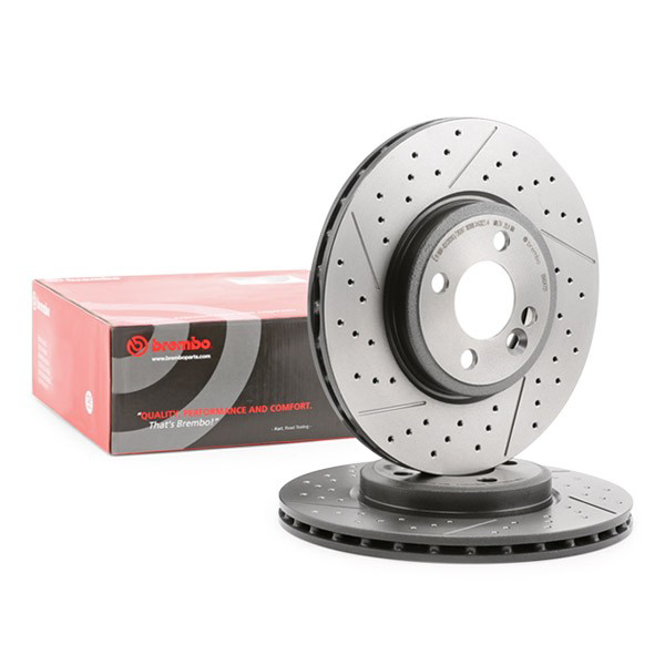 Передний тормозной диск Brembo 09A04721