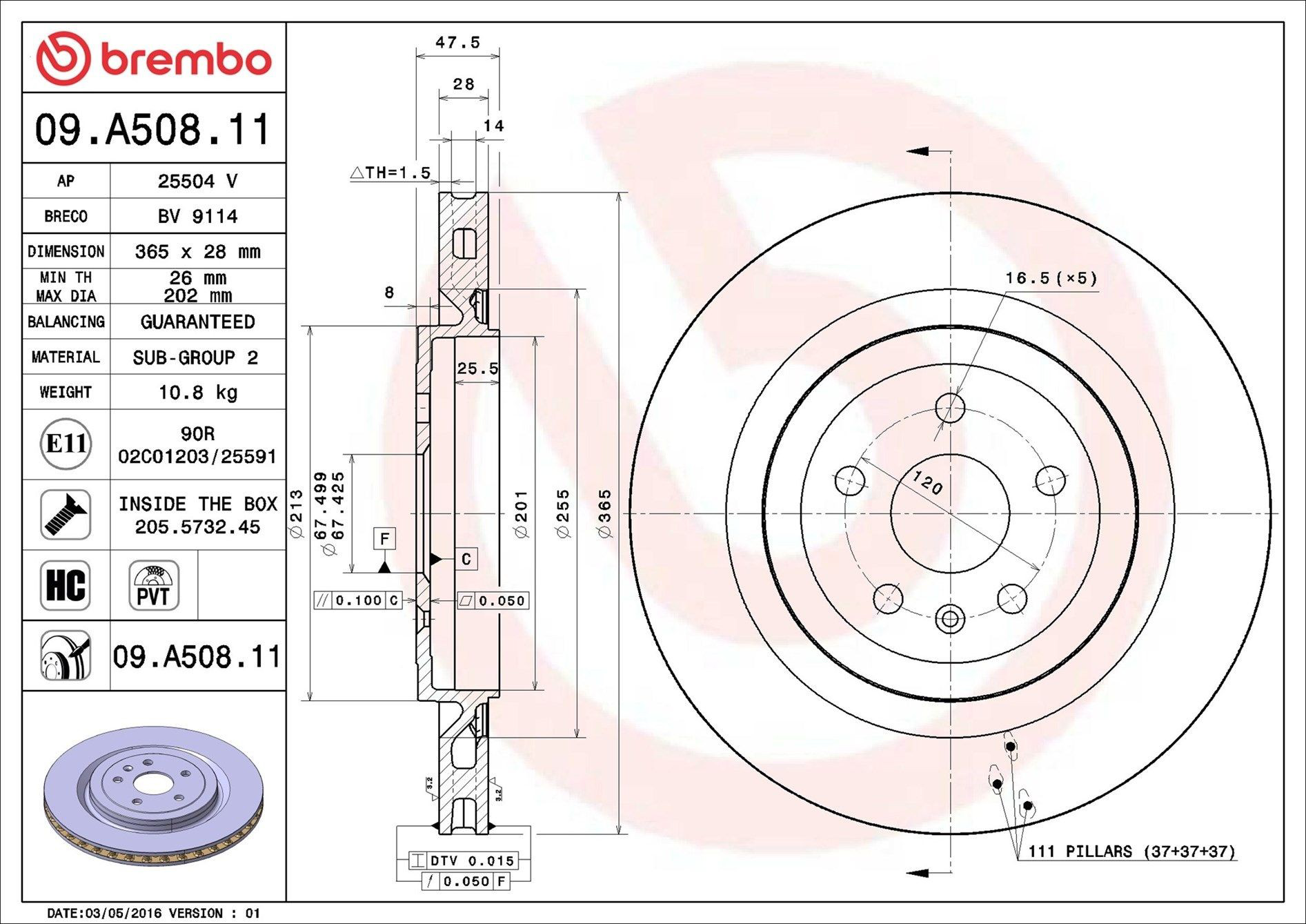 Задний дисковый тормоз Bosch 25011453