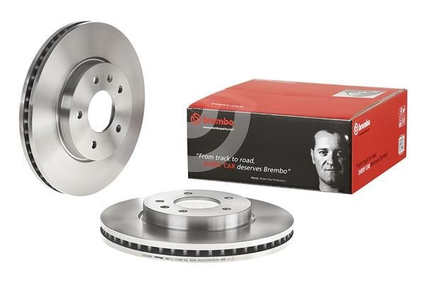 Передние тормозные диски 09A63010 Brembo