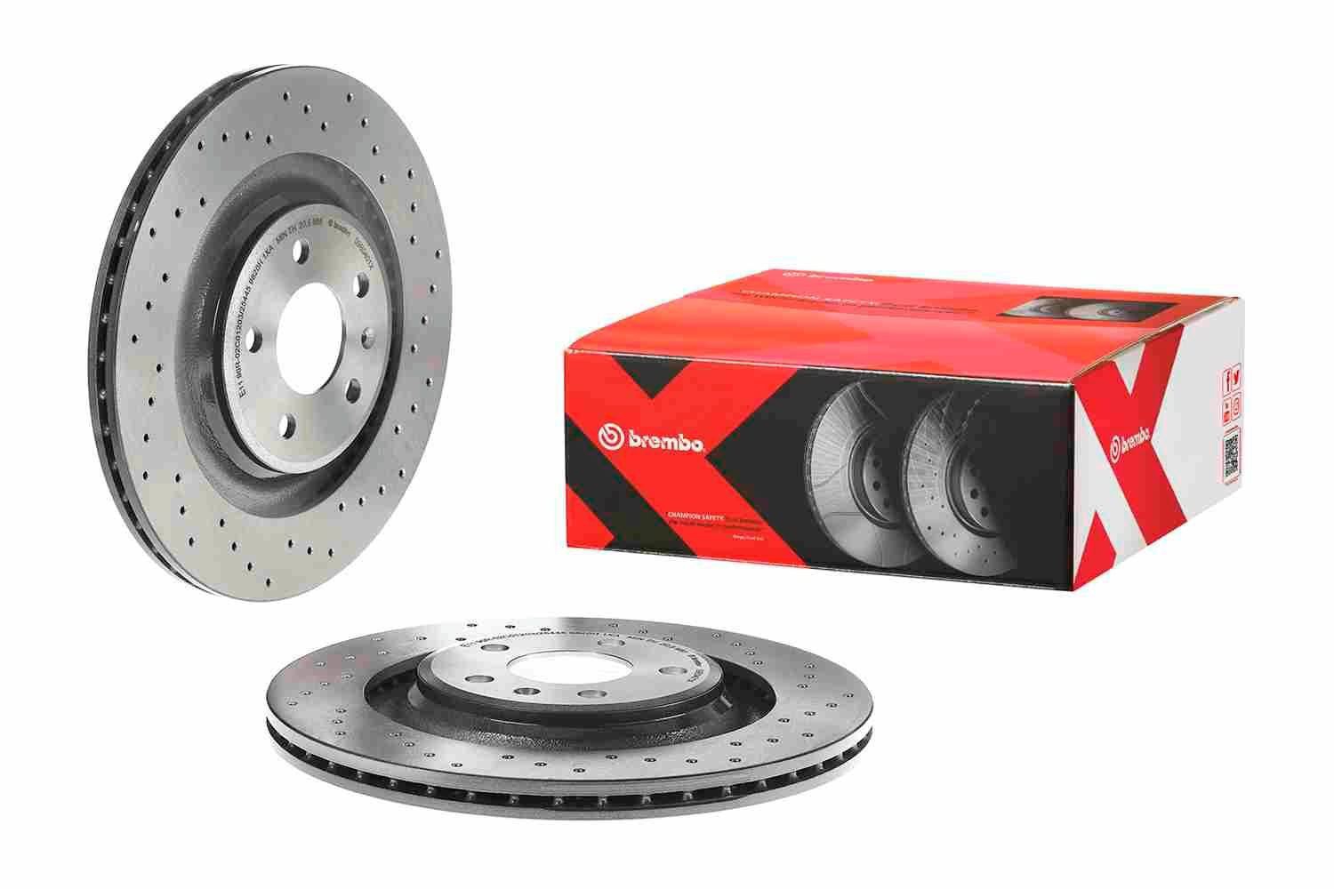 Купить 09B0401X Brembo Диск тормозной задний