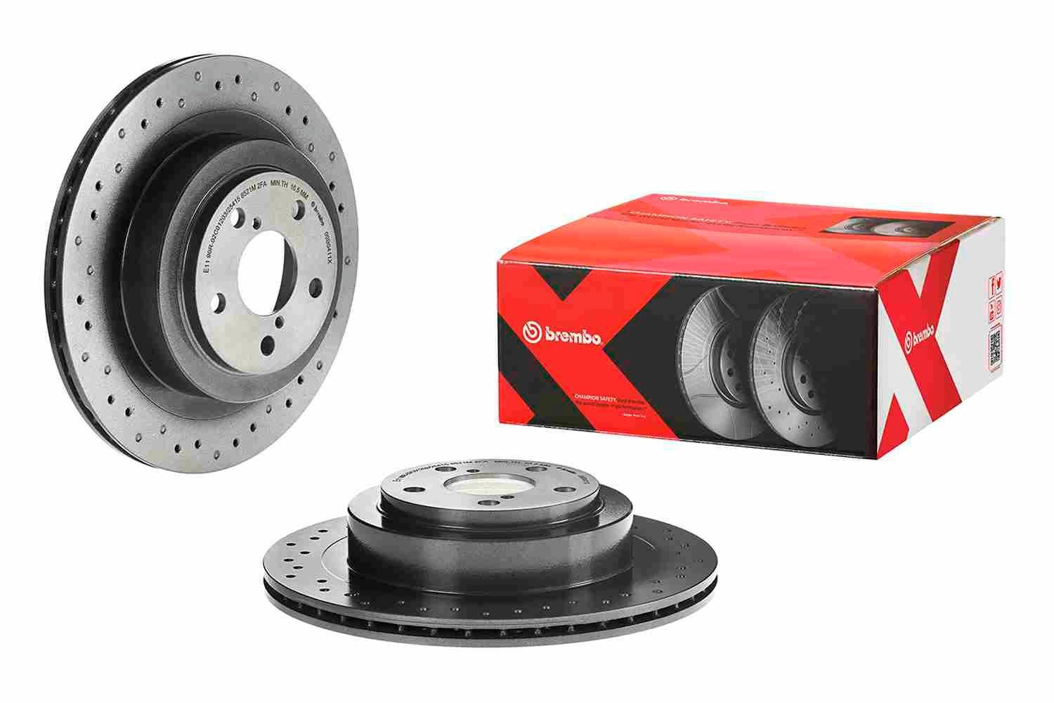 Тормозные диски 09B0411X Brembo