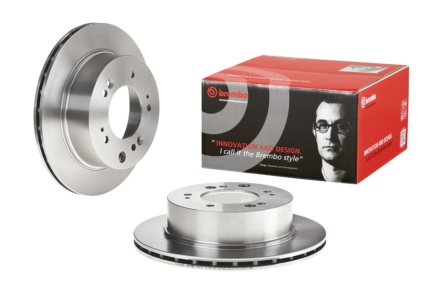 Купить 09B40910 Brembo Диск тормозной задний