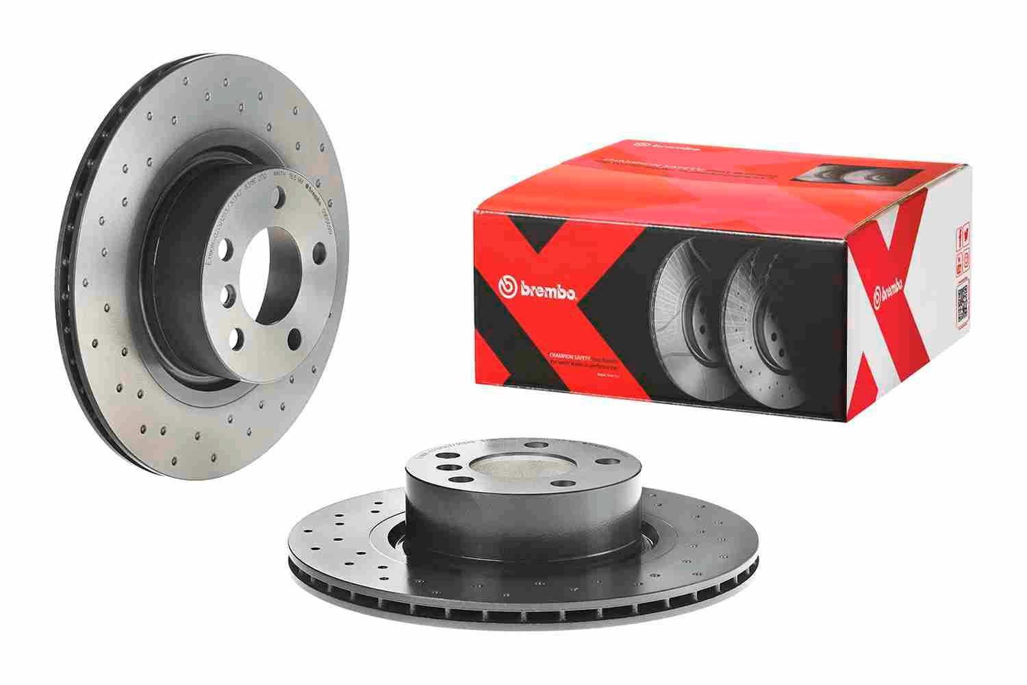 Купить 09B5691X Brembo Диск тормозной задний
