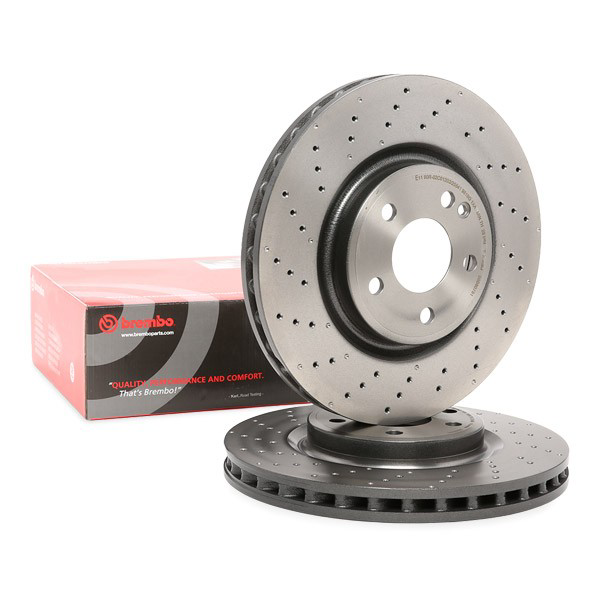 Передние тормозные диски 09B80751 Brembo