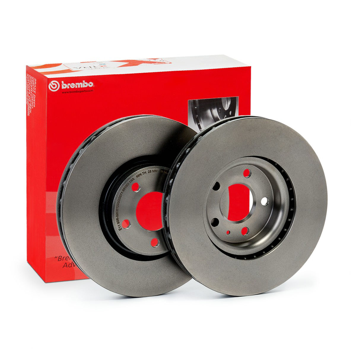 Передние тормозные диски 09B82211 Brembo
