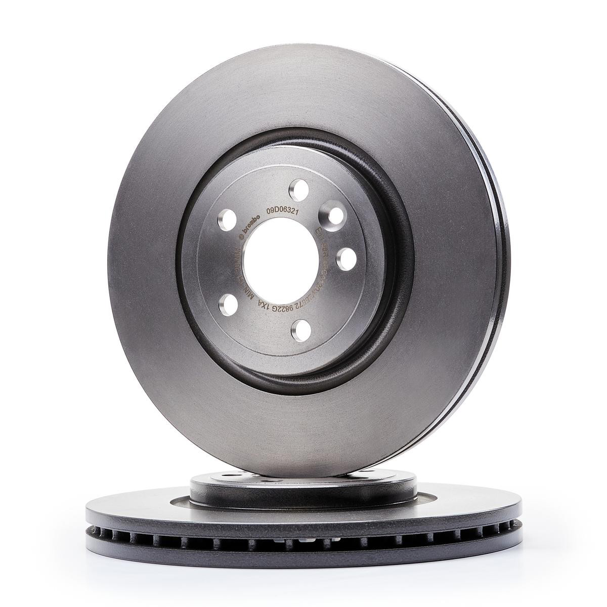 Передние тормозные диски 09D06321 Brembo