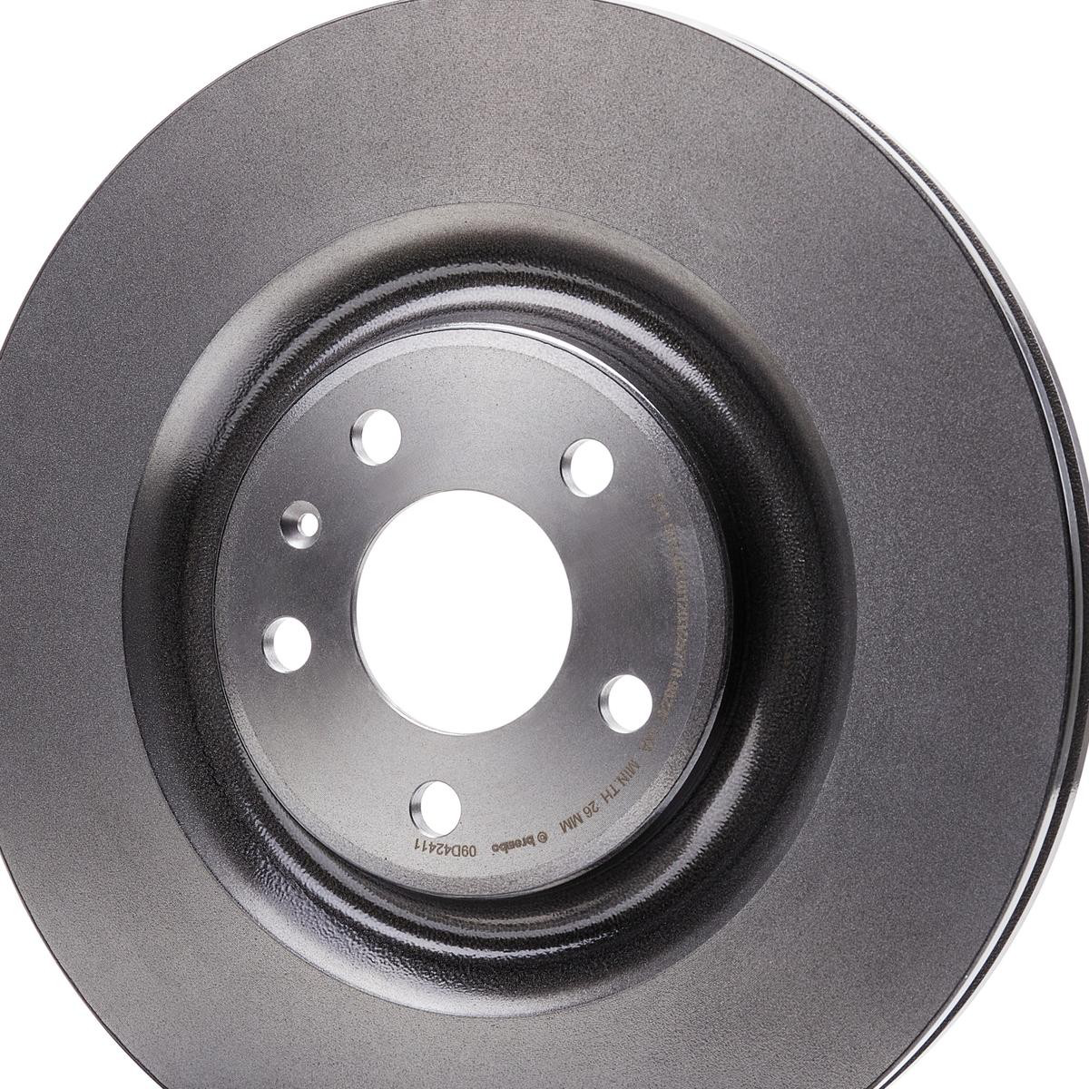 Купить 09D42411 Brembo Диск тормозной задний