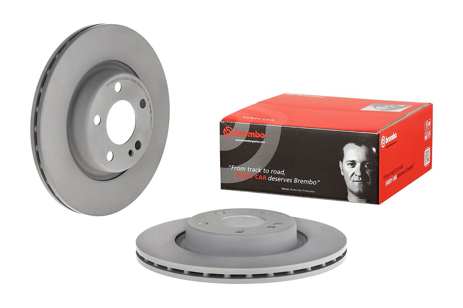Купить 09D53313 Brembo Диск тормозной задний