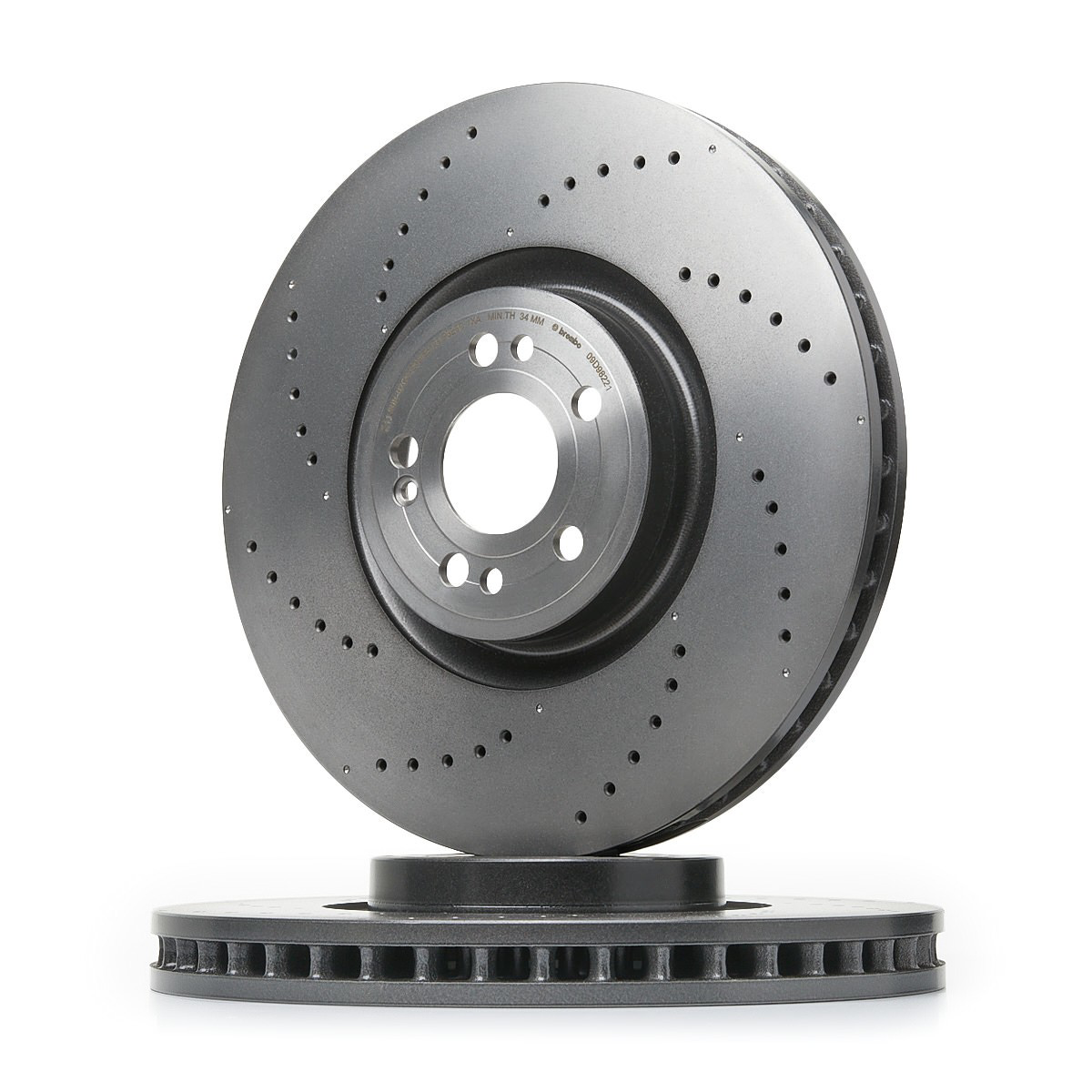 09D98221 Brembo Диск тормозной передний