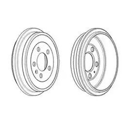 14938420 Brembo Тормозной барабан