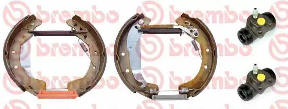 K59037 Brembo Барабанные тормозные колодки