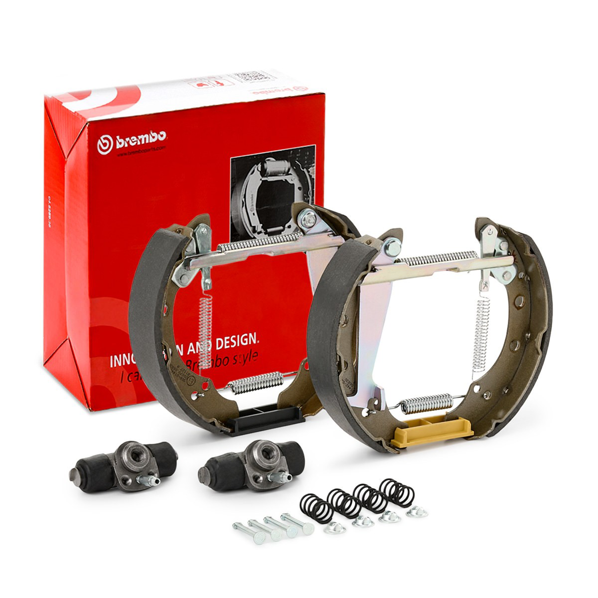 Тормоза рабочие задние ножные и тормозные барабаны Brembo K85029 цена, от 37.14 USD