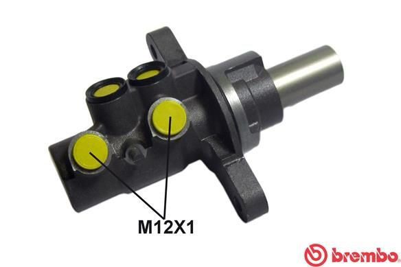 M61073 Brembo Цилиндр тормозной, главный