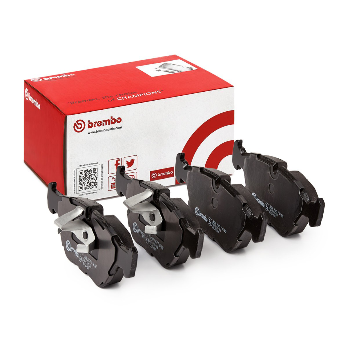 Тормозные колодки Brembo P06022