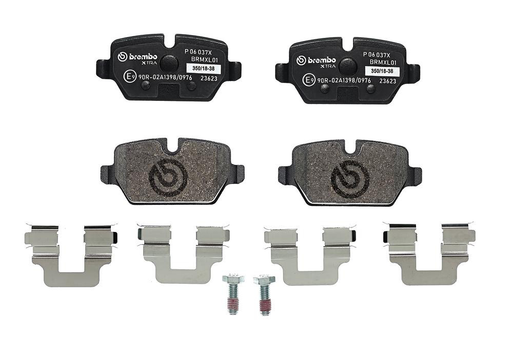 Колодки дисковые  Brembo P06037X цена, от 36.41 USD