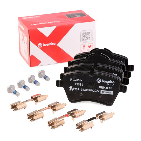 Колодки Brembo P06051X цена, от 68.80 USD