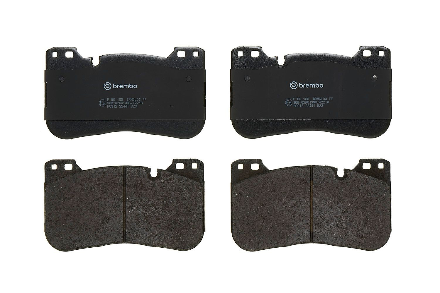 P06100 Brembo Колодки передние