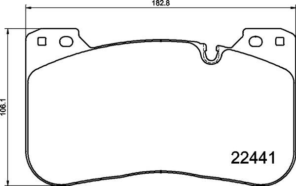 Передние тормозные колодки P06100 Brembo