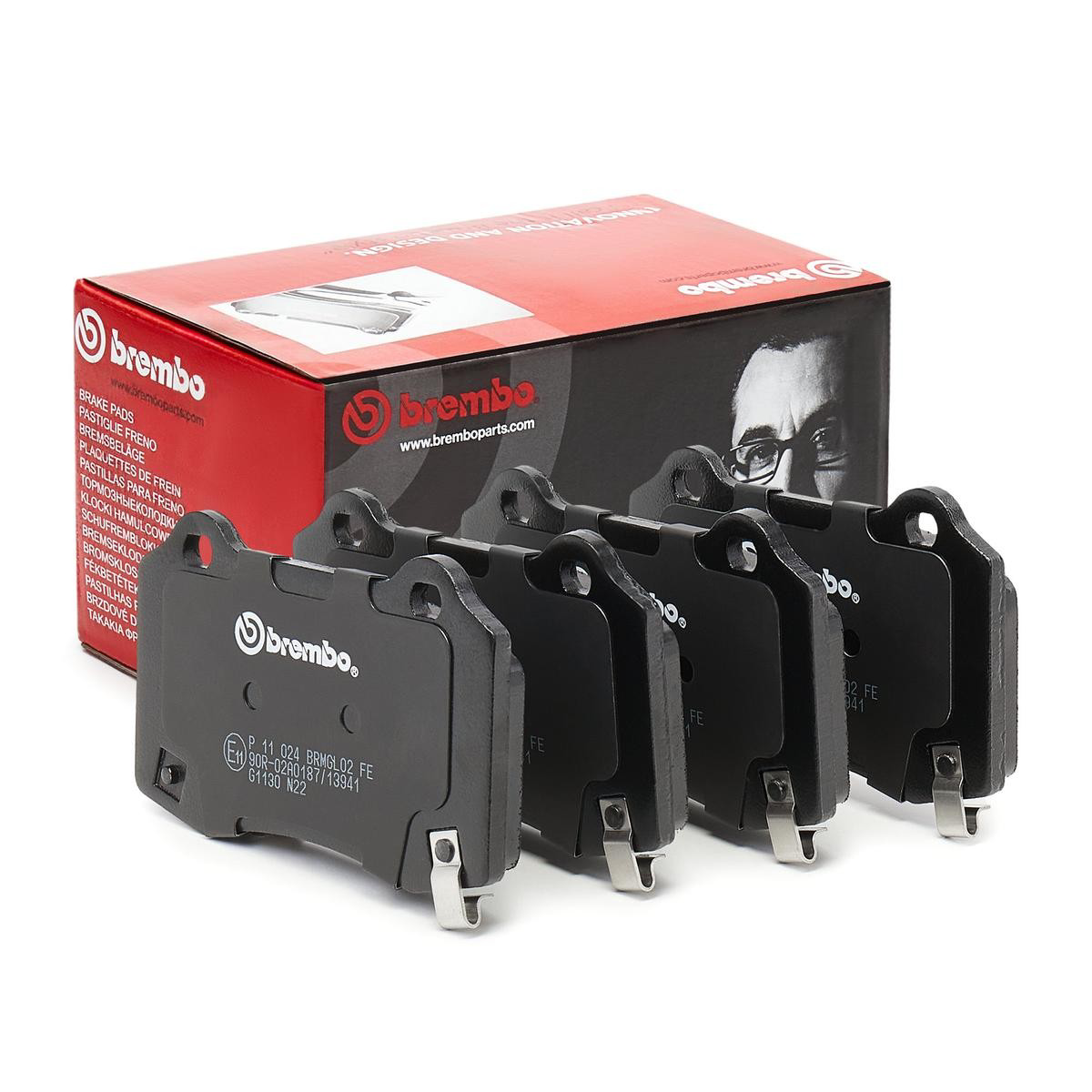 Купить P11024 Brembo Колодки тормозные задние, дисковые