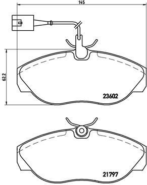 Купить P23083 Brembo Колодки тормозные
