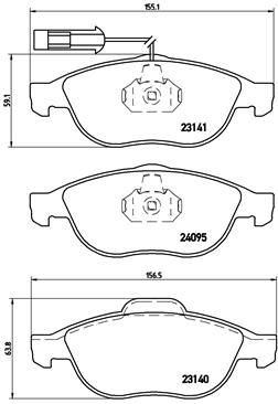 Колодки Brembo P23114 цена, от 32.21 USD