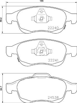 Колодки Brembo P23165 цена, от 50.48 USD