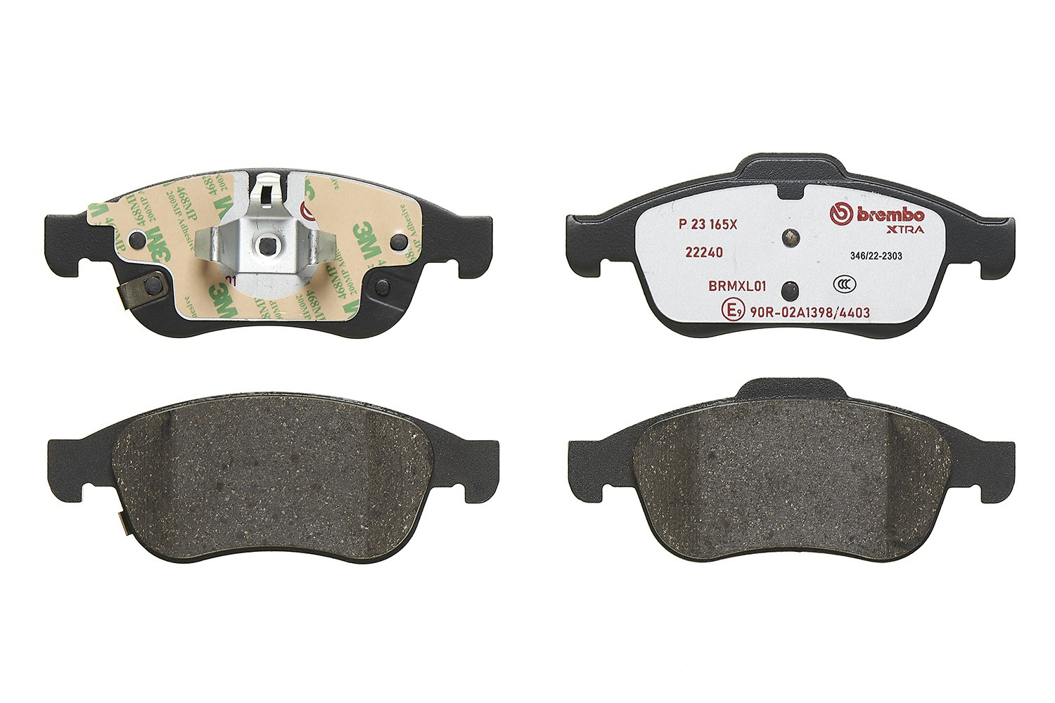 Колодки Brembo P23165X цена, от 39.27 USD