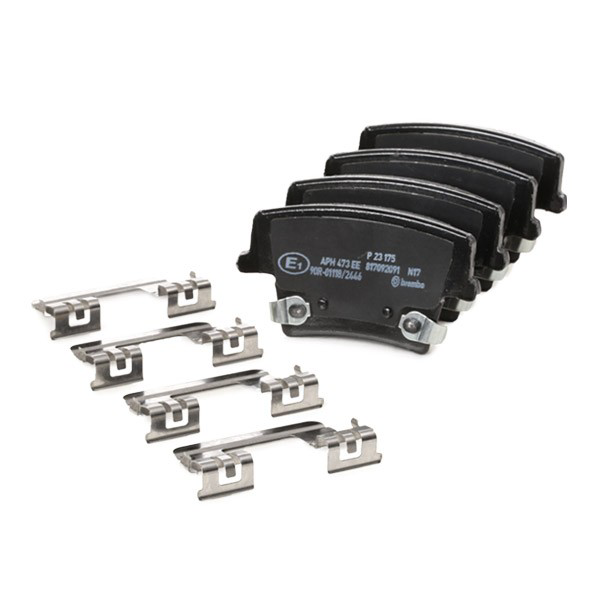 P23175 Brembo Колодки тормозные дисковые комплект