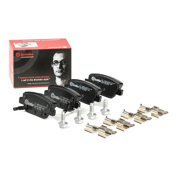 Купить P23179 Brembo Колодки тормозные задние, дисковые