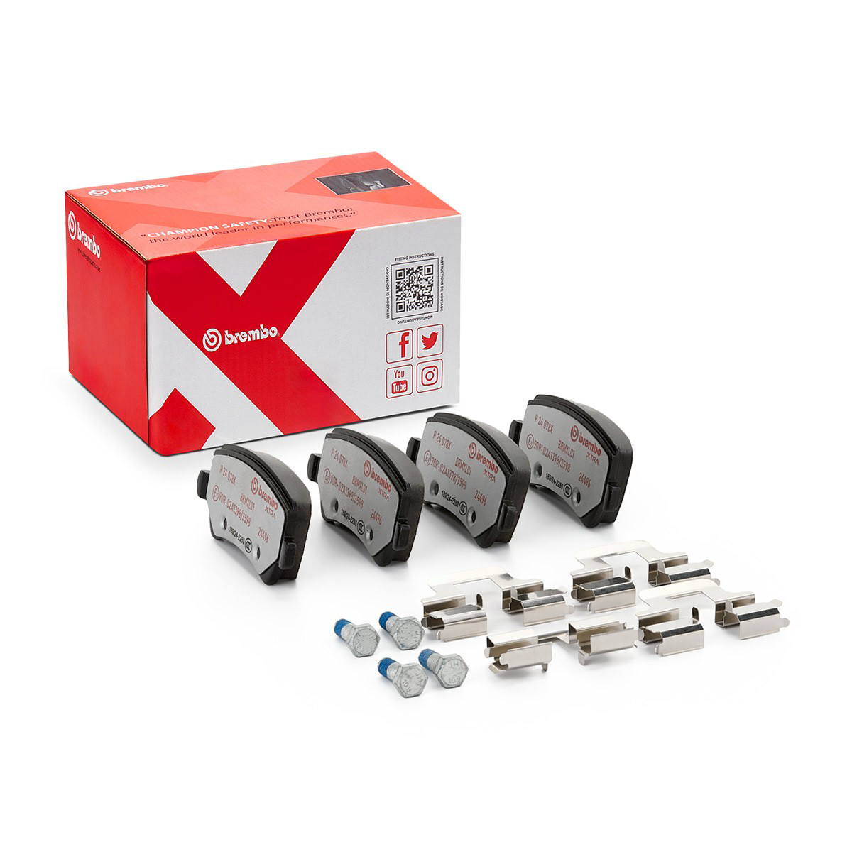 Задние дисковые колодки Brembo P24078X