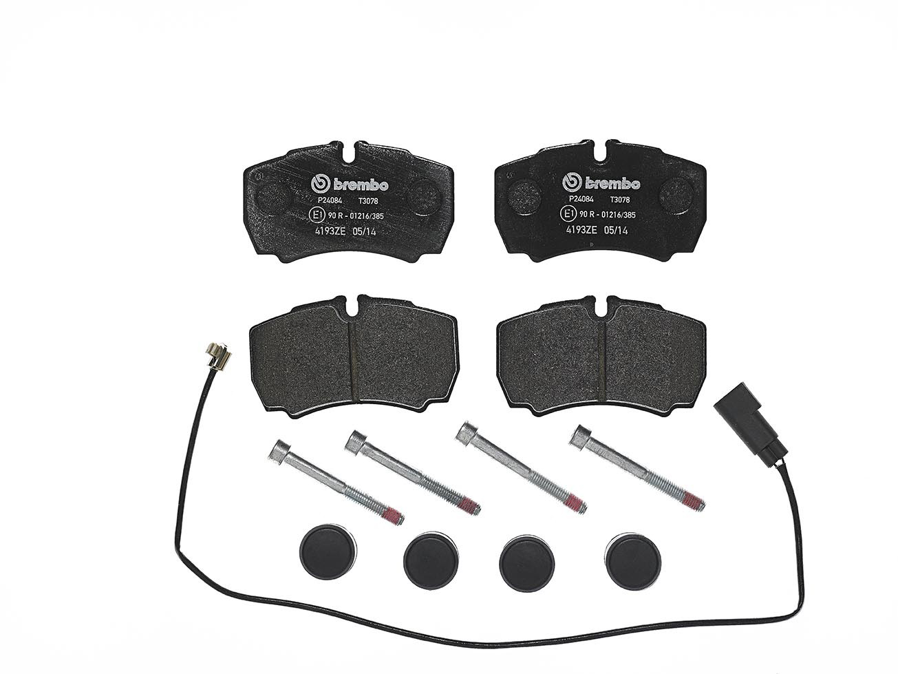 Купить P24084 Brembo Колодки тормозные задние, дисковые
