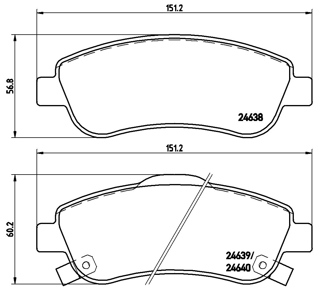 Купить P28045X Brembo Колодки тормозные