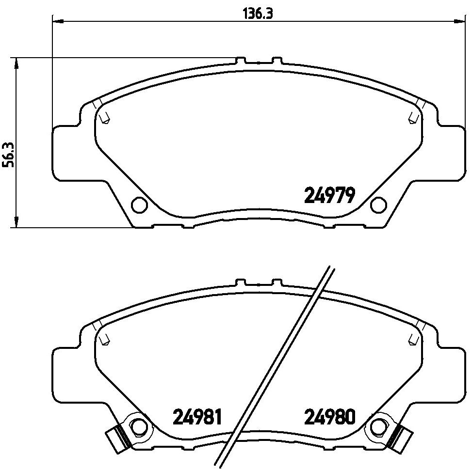 Купить P28050X Brembo Колодки тормозные