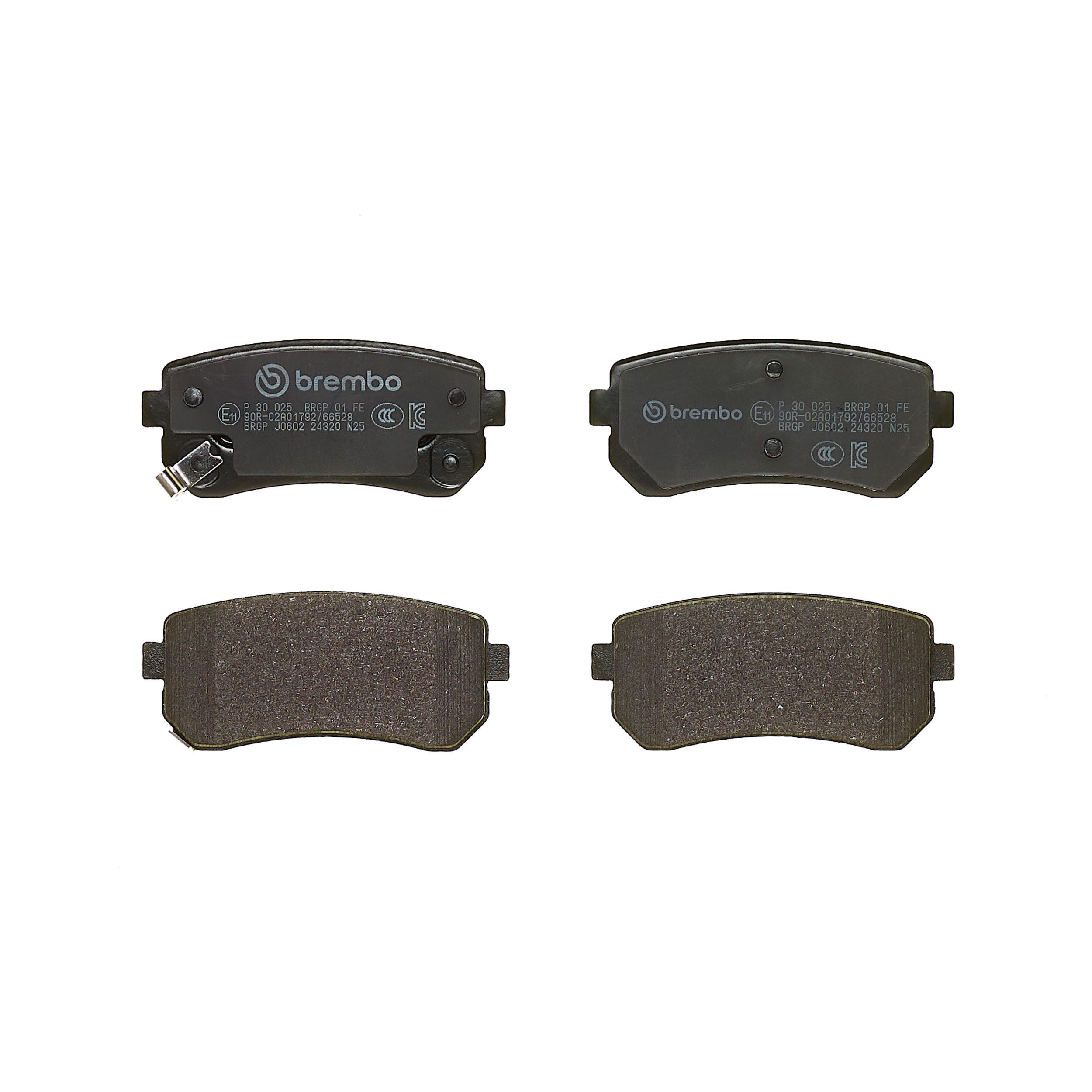 Купить P30025 Brembo Колодки тормозные задние, дисковые