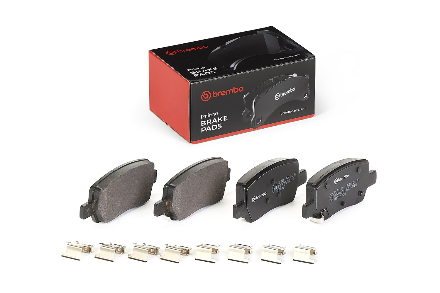 P30141 Brembo Колодки тормозные дисковые комплект