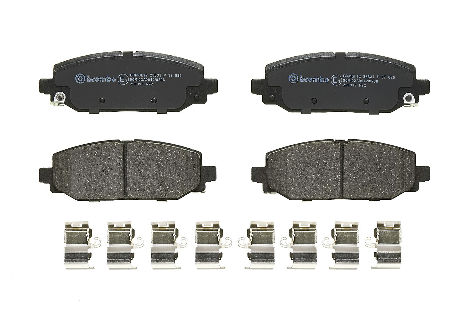 Купить P37025 Brembo Колодки тормозные задние, дисковые