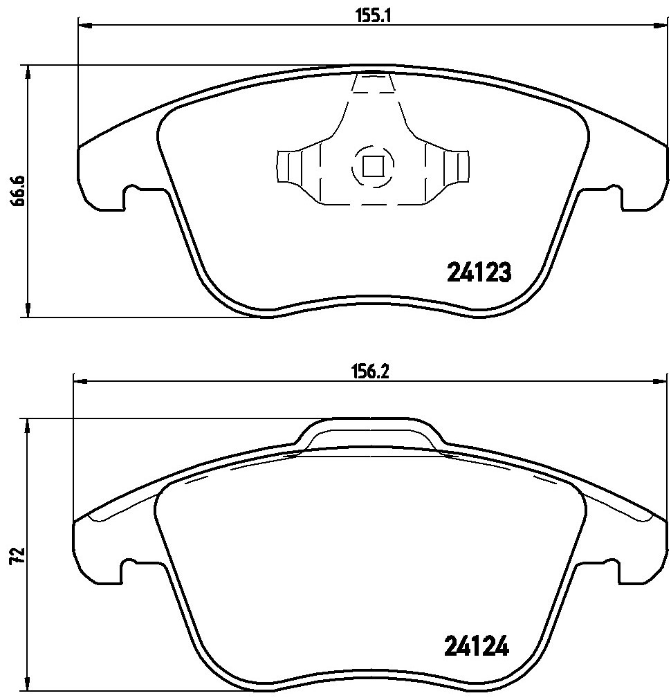 Тормозные колодки Brembo P44020X