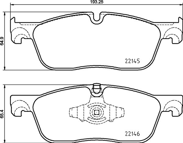 Передние тормозные колодки P44026X Brembo