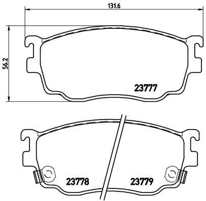 Купить P49026 Brembo Колодки тормозные