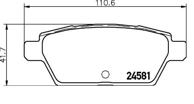 Задние тормозные колодки P49051 Brembo