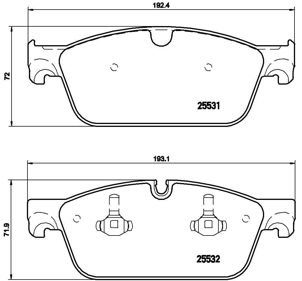Купить P50102X Brembo Колодки тормозные