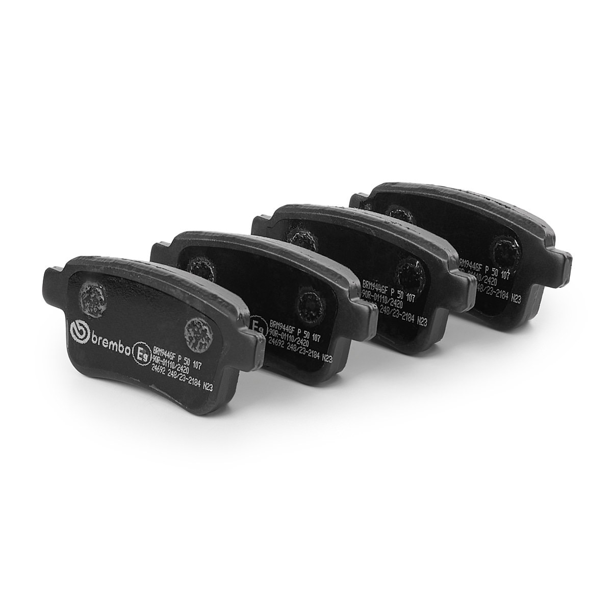P50107 Brembo Колодки тормозные дисковые комплект