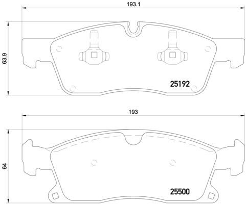 Колодки Brembo P50108 цена, от 83.77 USD