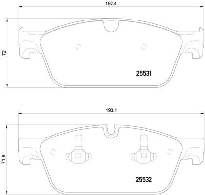 Колодки Brembo P50112 цена, от 84.02 USD