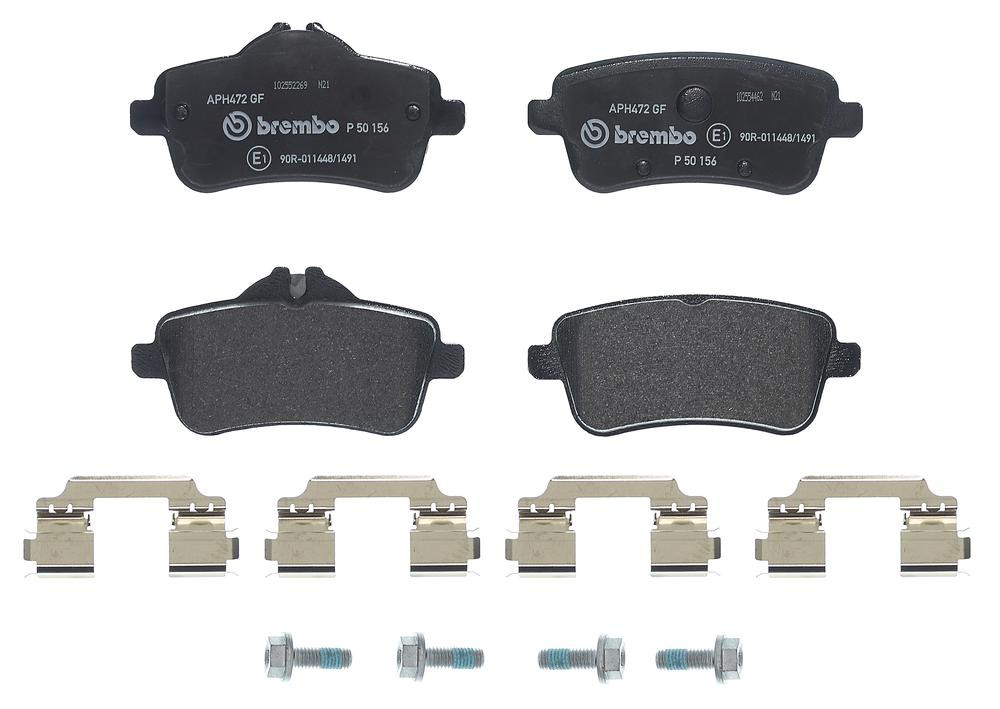 Купить P50156 Brembo Колодки тормозные задние, дисковые