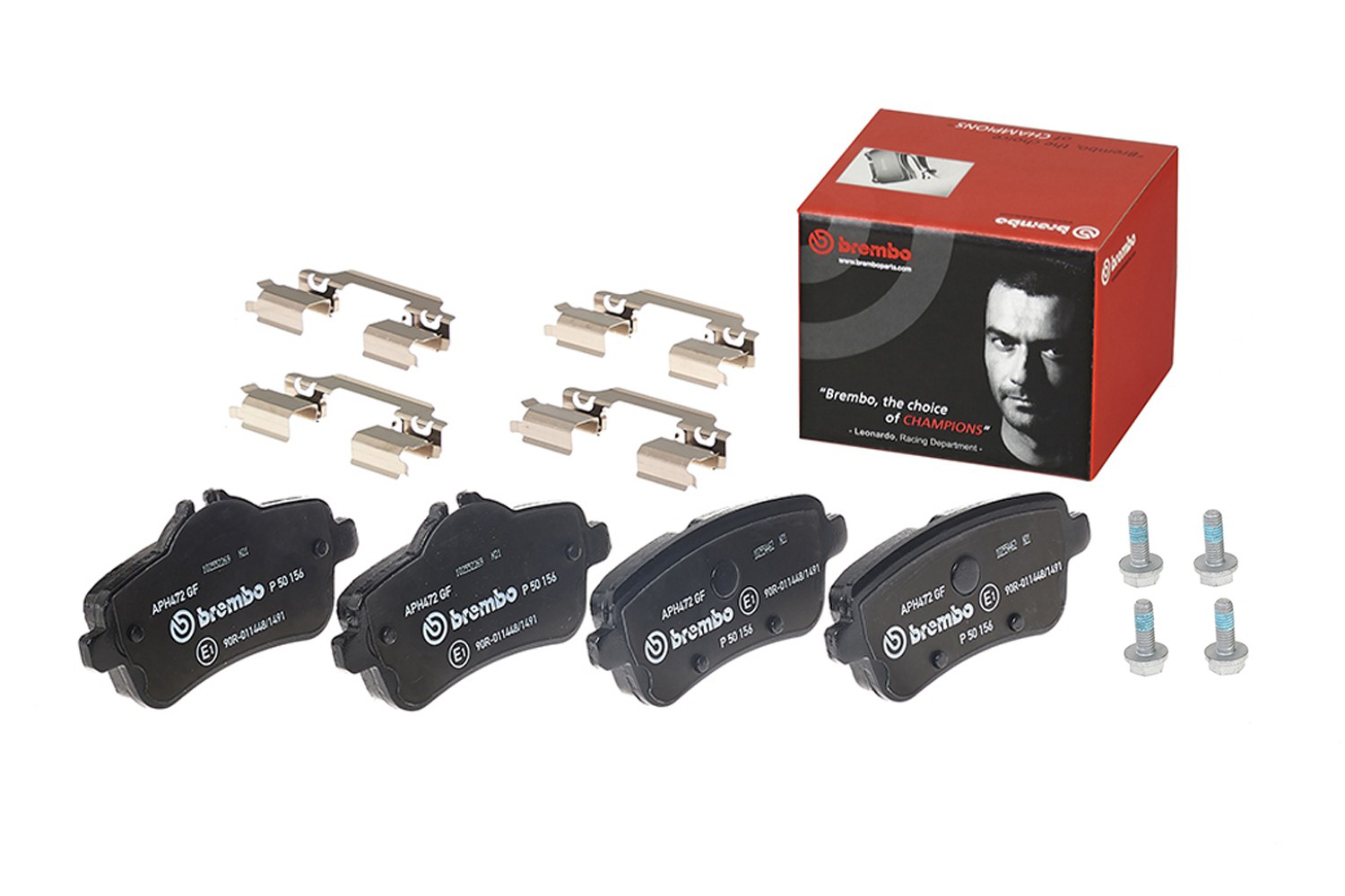P50156 Brembo Колодки тормозные дисковые комплект